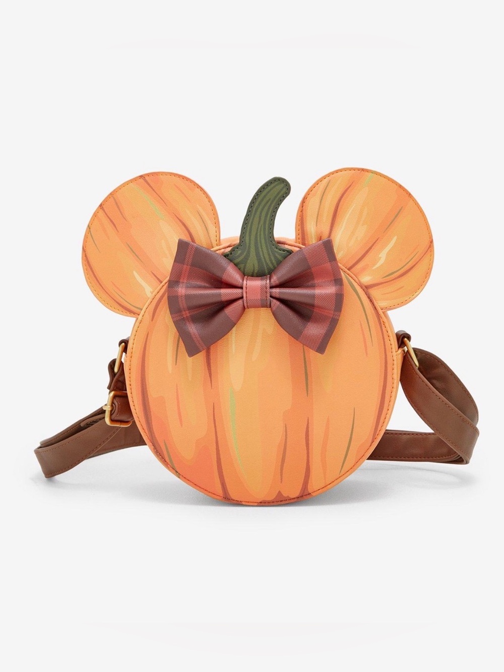 New Loungefly Disney Minnie Mouse Pumpkin Crossbody Bag